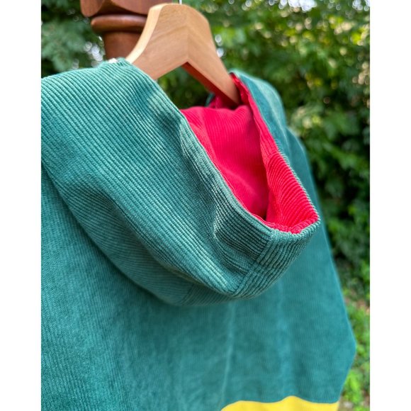 Corduroy Button Up Hooded Jacket - Picture 5 of 5